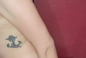 sitting on the vibrator, he ate cum