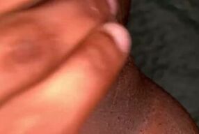 Fingering my tight pussy under the covers