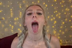 Face Fetish JOI Shoot Your Load Down The Back Of My Throat Cum Countdown - Remi Reagan