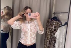 Transparent Tops Try On Haul No Bra