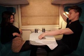 Best comedy in porn history! Meeting on the train ended hot sex. Sirena Milano