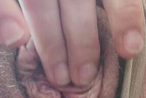 Pulls panties to the sides and fingers and explores juicy pussy