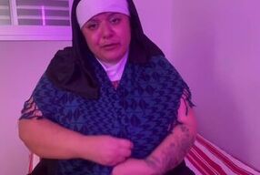 Bbw nun masturbating