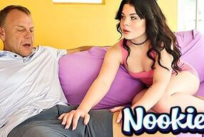 NookiesOriginals- Teen Lola Valentine Seduces DILF on House Duty for College Party