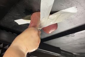 Milking Table 4K *Duct taped his balls and he cums in my mouth*