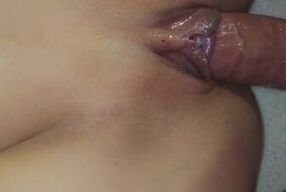 When her husband went to the kitchen, I fucked his wife quickly