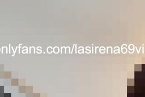 Sexy LaSirena69 Pleasures Herself With Hitachi Magic Wand