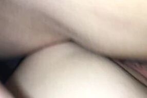 Amateur homemade creampie quickie