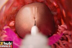 Condom BREAKS inside Milf and CUM POURS into her ovulating pussy