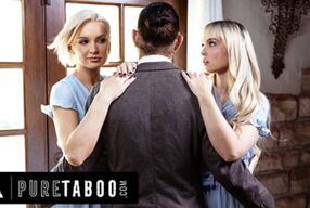 PURE TABOO Wife Kenzie Taylor Delivers Perfect Lookalike Lilly Bell For Pervert Husband’s Pleasure