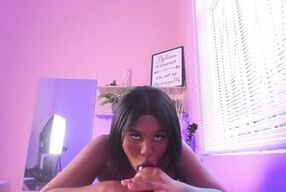 POV FUKED THAT BBC , wild On my Tight Leather skirt .