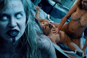 Horror Lesbian Porn - Kimmy Kimm & Blake Blossom Possessed by Parasites Fucking With Double Alien Dildo