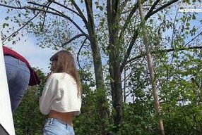 Behind The Scenes Of Lili Charmelle - Cowgirl Fucking Outdoors (1080)