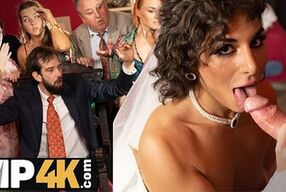 BRIDE4K. Everybody saw my pussy and I don't give a fuck