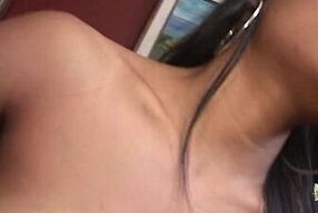 Asian girl and her bbc stud of a boyfriend making doggy style pancakes