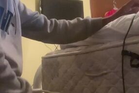I slowly got turned on and started jerking my hard black cock until I cummed