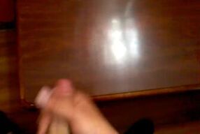 Cumshot on a table