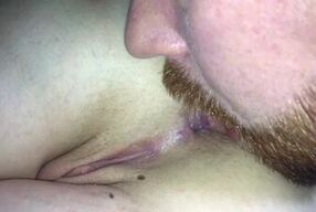 Close up perfect view of husband asslicking hot wifes sweet tasting asshole