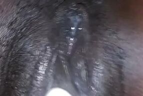 Hairy pussy cumming