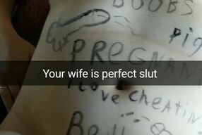 My wife is a perfect slut for free fucking [Cuckold. Snapchat]