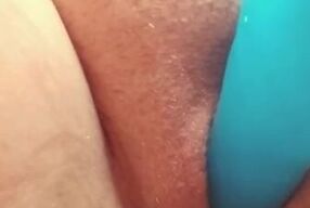 TiffaniLynn fucks and plays with her pussy until it drips creamy cum