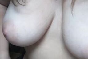 I play with my boobs and end up with squirting!