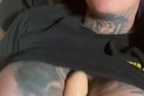 Chassidy Lynn - Sucks Dildo and Rubs Tits