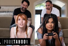 PURE TABOO Unhappily Married DILFs Grow Strong Desire For Stepdaughters Madi Collins & Summer Col