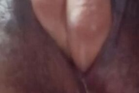 Playing with my wet pussy this morning