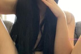 Adorable Brunette Smoking Naked showing titties and pussy (full vid on my 0nlyfans/ManyVids)